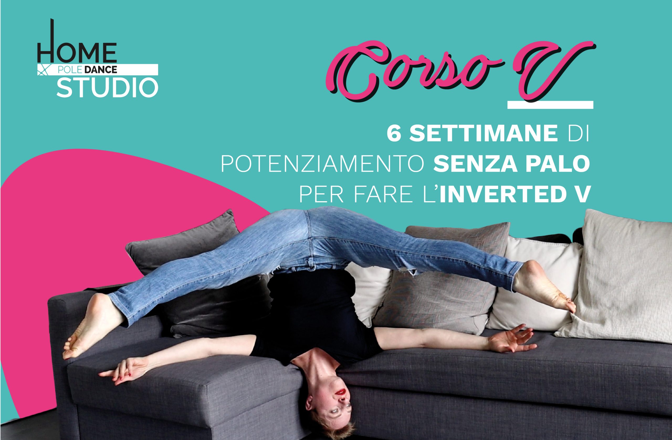 Corso online potenziamento per l'inversione pole dance italy corso v
